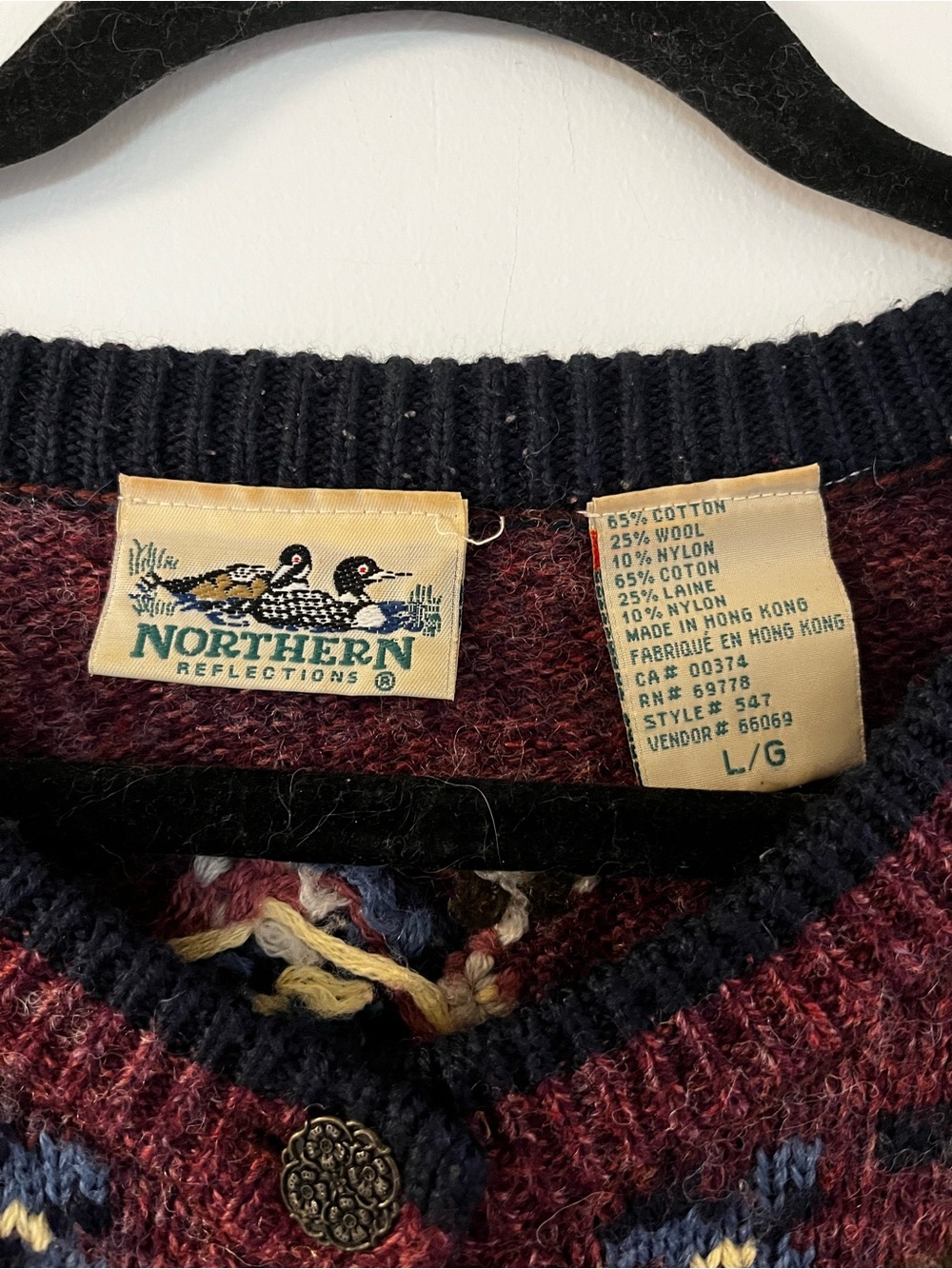 Northern Reflections | Vintage Cardigan Sweater - Picture 14 of 14